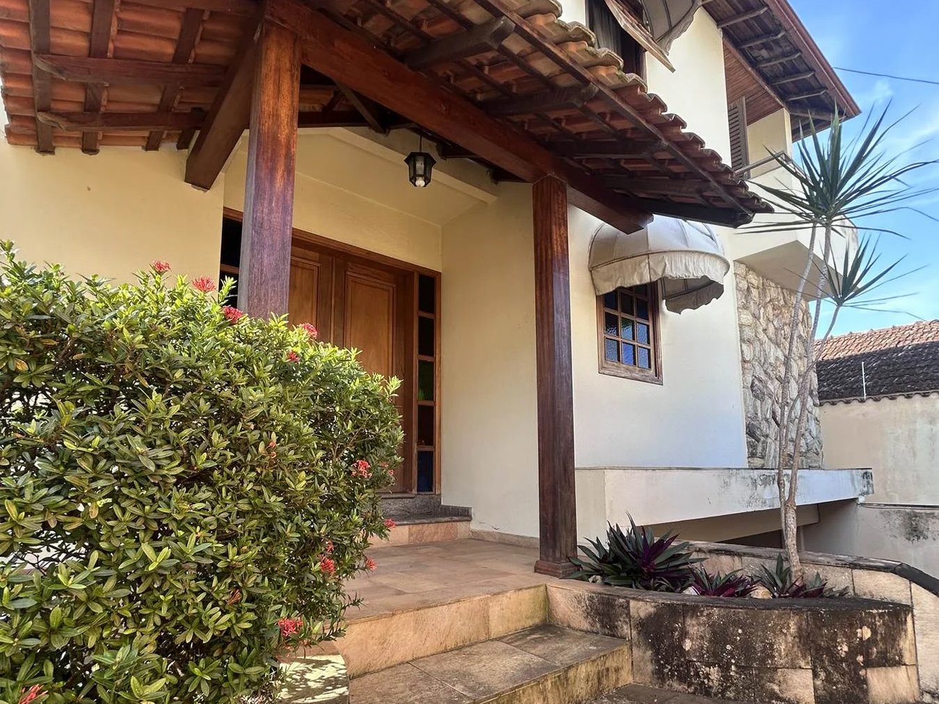 Fachada da casa em Varginha